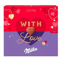 Chocolate Milka Recheio Creme de Avela With Love Caixa 110G