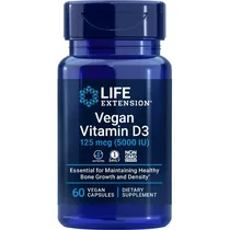 Life Extensión Vitamina Vitamin D3 125MCG 60CAPS Plastico Azul
