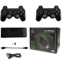 Console Game Stick Lite 64GB 2 Controles - Black