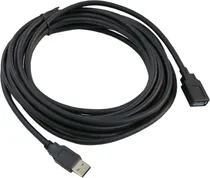 Cabo HLD USB 3.0 Macho/Fêmea 5 Metros Preto