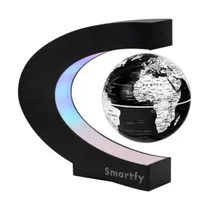 Globo de Levitação Smartfy GB02P Mapa Mundi / 10.6CM / com LED / Bivolt - Preto  Globo de Le...