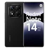 Celular Xiaomi Redmi Note 14 Pro 5G 256GB 8GB Ram DS 6.67" Global- Black (Software Chinês)