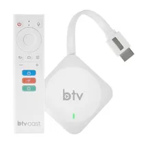 Receptor Fta BTV Cast BC13 4K Ultra HD com Wi-Fi e Bluetooth 8GB + 2GB Ram Bivolt - Branco