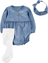 Conjunto Carter's Feminino 1P532910 (3 Peças)