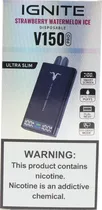 Vape Descartável Ignite V150 Pro Strawberry Watermelon Ice 15000 Puffs