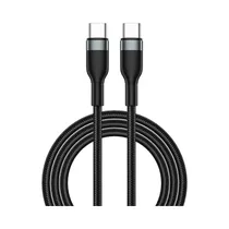 Kit de 3 Cables Wiwu Concise WI-C033 USB-C A USB-C 100 W Negro