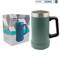 Copo Termico de Cerveja com Alca L6004 de 710ML - Varias Cores