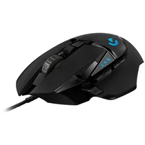 Mouse Gaming Logitech G502 Hero 910-005550 com Iluminação RGB/16000DPI Ajustável/11 Botões - Preto