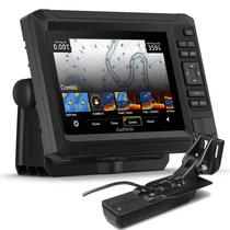 GPS Sonar Garmin Echomap UHD2 73CV + Transducer GT-20, Sonda Chirp e Clearvu. Wifi (Mapas Brasil Navionics Vision+ Incluso)