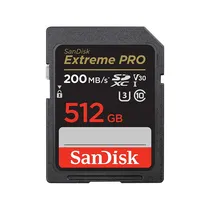 Memória SD Sandisk Extreme Pro 512GB SDSDXXD-512G-GN4IN