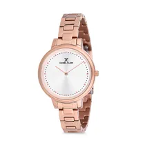 Relógio Analógico Feminino Daniel Klein Premium DK12053-2 - Rosa Ouro