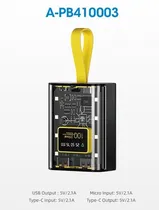 Carregador Port. Sate A-PB410003 10000MAH 22.5W Carregador Port. Sate A-PB410003 10000MAH 22.5W