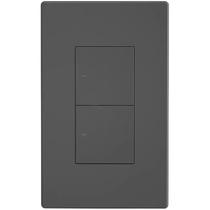 Interruptor de Parede Inteligente Smart Sonoff Switchman M5-2C-120 Wi-Fi/Bluetooth/2 Botoes Bivolt - Dim Gray