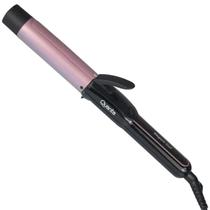 Modelador de Cachos Quanta Elegant Curl QTOC320 32MM/Bivolt - Preto/Rosa