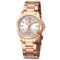Relógio Analógico Megir MS5006LRE-7N0 Feminino, Aço Inoxidável - Rosa Ouro