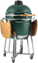 Churrasqueira de Cerâmica Auplex Kamado Ceramic Grill 21" - Verde