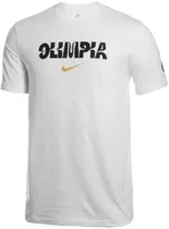 Camiseta Nike Olimpia Mens Crest Tee HJ1948 100 - Masculina