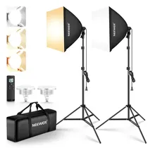 Neewer NK-103 Kit de Iluminación Bicolor de 45W