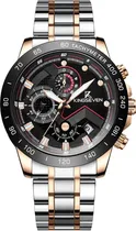Relógio Masculino Kingseven K9618-2 - Analógico Rose/Silver