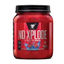 BSN No-Xplode Blue Raz 2.45LB Plastico Rojo