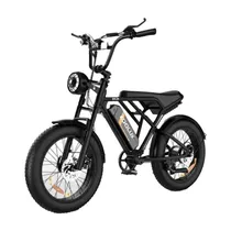 Bicicleta Elétrica Bluhan BK29 - 500W - 25KM/H - 20" - Até 120KG - Preto