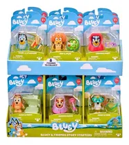 Moose Toys Figura Bluey Set Básico de Personaje c/Accesorio Plastico 3 Años + Multicolor
