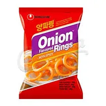 Nongshim Snacks Aros Con Sabor A Cebolla Picante 40GR