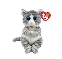 TY Peluches TY Beanie Bellies Mitzi Gato Gris Regular Detalles En El Producto 3+ Multicolor