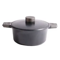 Dreamchef Oslo Cazuela c/Tapa Negro 22CM