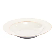 Plato de Porcelana Linea Dorado 8,5