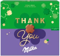 Chocolate Milka Pralines Thank You Creme de Cacau - 110G (20 Unidades)