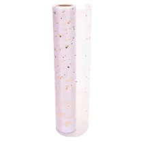 Tela de Cor Dourado/Branco/Vermelho 36CM*10M