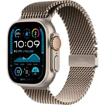 Apple Watch Ultra 2 (GPS + Celular) Caixa de Titânio Natural com Correia Milanês 49 MM M MX5R3BE/A