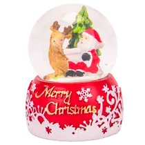 Globo de Neve Cenário de Natal 10CM Altura 7CM Diametro