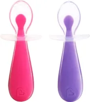 Kit Talheres Gentle Scoop Munchkin - 1472 Roxo/Rosa