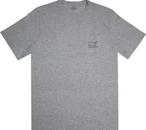 Outlet Camiseta Vineyard Vines Masculina - Dark Grey Heather
