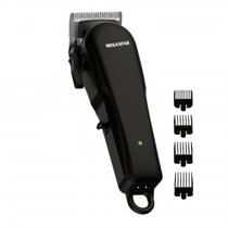 Aparado de Cabelo / Maquina de Cortar Cabelo Megastar GWE035 Recarregavel / Bivolt - Preto