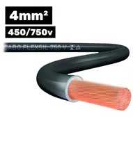 Cabo Flexsil 450/750V 1*4MM 100M Preto