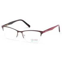 Armação para Óculos de Grau Feminino Visard M603-C2 - Animal Print/Vermelho