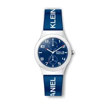 Relógio Analógico Masculino Daniel Klein DKLN DK.1.12476-4 - Branco e Azul