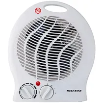 Aquecedor Megastar TC702 2.000 Watts com Termostato Ajustável 220 - 240V ~ 50/60HZ - Branco