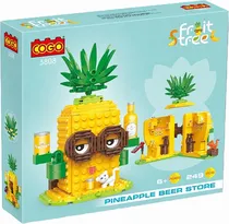 Cogo Fruit Stree Pineapple Beer Store - 3808 (249 Pçs)