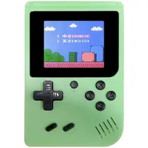 Console Portátil Game Box Plus de 3" com 500 Jogos - Verde Claro (Inglês Chinês)