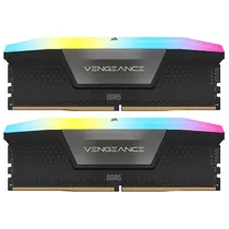 Memoria Ram Corsair Vengeance DDR5 64GB (2X32GB) 6000MHZ RGB - Preto / Cinza (CMH64GX5M2D6000Z40)  Memoria Ram...
