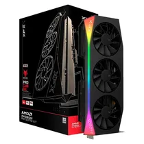 Placa de Video XFX Mercury Oc Gaming Edition AMD Radeon RX-9070XT 16GB GDDR6 RGB
