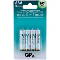 Pilha Recarregável GPX - AAA - 900MAH - 4 Unidades