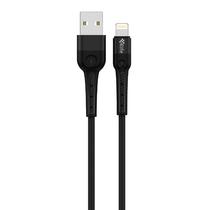 Cabo 4LIFE USB-A / Lightning (FLT2AL1B) 1 Metro / 5V / 3A - Preto