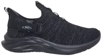 Tênis Olympikus Maneiro Kids/942 Feminino Preto/Chumbo