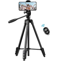 TriPode K&F B174A1 c/Soporte p/Cel Y Control Bluetooth (KF09.125)