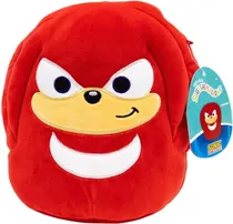 Pelúcia Knuckles Squishmallows Sonic The Hedgehog Kellytoy - SQK2822